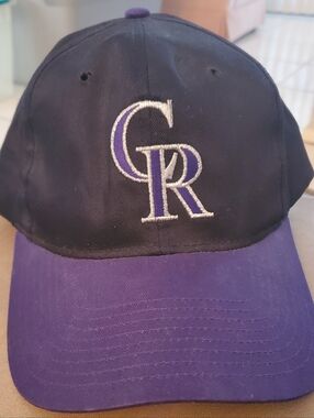 Genuine Merchandise Black and Purple Colorado Rockies Cap
